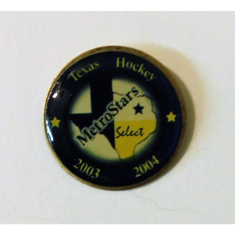 Metro Stars Select Texas Hockey 2003 - 2004 Pin Lapel Hat 1 in